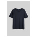 TRIČKO GANT REL DRAPED SS T-SHIRT EVENING BLUE