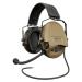 Elektronické chrániče sluchu Supreme Mil-Spec CC Slim Sordin®, s mikrofónom – Piesková