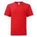 Red children's t-shirt in combed cotton Fruit of the Loom