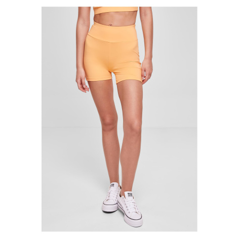 Women's Recycled High Waist Cycle Hot Pants paleorange Urban Classics