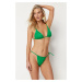 Trendyol Green Tunnel Triangle High Leg Brazilian Bikini Set