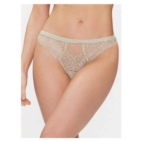 Calvin Klein Underwear Stringové nohavičky 000QF7759E Zelená