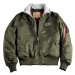 Bombera Alpha Industries MA-1 D-Tec Jacket Dark Green