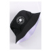 Čierno-biely obojstranný klobúk All Star Patch Reversible Bucket Hat