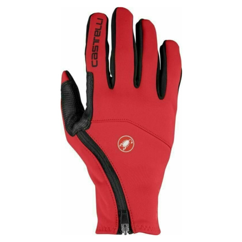 Castelli Mortirolo Glove Red Cyklistické rukavice