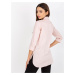 Svetloružová košeľa s dlhým rukávom -LK-KS-508516.28X-light pink