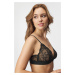 Podprsenka BOSS Triangle Lace Bralette