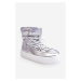 warm lace-up snow boots silver Colin