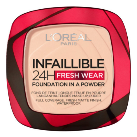 L'Oréal Paris Infaillible Fresh Wear 24H Make-up v púdri 180 Rose Sand