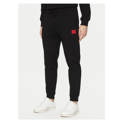 Hugo Teplákové nohavice Doak212 50447963 Čierna Regular Fit Hugo Boss