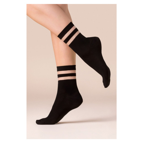 Čierne silonkové ponožky Cami Gabriella