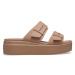 Crocs Šľapky Brooklyn Low Wedge Sandal W 207431 Béžová