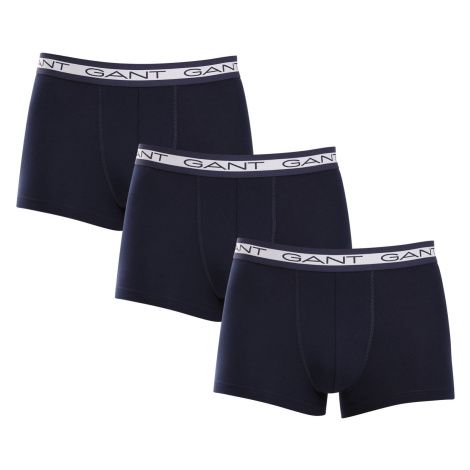 3PACK men's boxers Gant blue