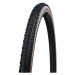 SCHWALBE plášť - G-ONE R (35-622) 28x1.35 700x35C RACE - béžová/čierna