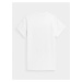 Pánske tričko H4L22-TSM049-10S biele - 4F