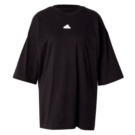 ADIDAS SPORTSWEAR Funkčné tričko 'BLUV Q1'  čierna / biela
