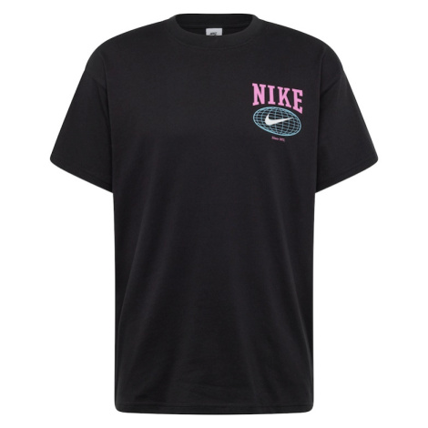 Nike Sportswear Tričko  mätová / ružová / čierna / biela