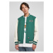 Starter Nylon College Jacket Dark Fresh Green/Pale White