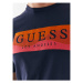 Guess Tričko M3YI90 K9RM1 Modrá Slim Fit