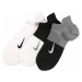 NIKE Športové ponožky 'Everyday Plus Lightweight'  sivá / čierna / biela