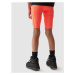 Dievčenské turistické kraťasy 4F JUNIOR SHORTS FNK-4FJWSS24TFSHF436-63N-CORAL NEON