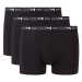 DIM COTTON STRETCH BOXER 3x - Pánske boxerky 3 ks - čierna