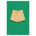 WOMEN'S SHORTS L-SH-4002 VANILLA