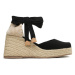 Castañer Espadrilky Tina Jute/001 023071-100 Čierna