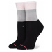 Ružovo-čierne dámske ponožky Stance Cara
