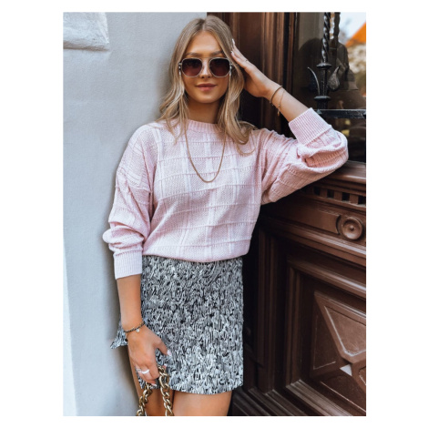 Women's oversize sweater SKYLARK pink Dstreet