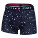 Tommy Hilfiger TRUNK PRINT Pánske boxerky, tmavo modrá, veľkosť