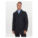 Boss Kabát P-Hyde-Peacoat-233 50498100 Tmavomodrá Slim Fit