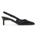 Calvin Klein Sandále Slingback Pump 50 HW0HW02069 Čierna