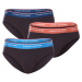 3PACK Men's Briefs Tommy Hilfiger dark blue