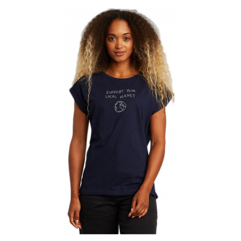Dedicated T-shirt Visby Local Planet Navy