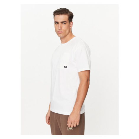 New Balance Tričko Essentials Reimagined Cotton Jersey Short Sleeve T-shirt MT31542 Biela Regula