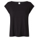 Dámske tričko Lounge T-Shirt WIDE NECK 000QS6794EUB1 čierna - Calvin Klein