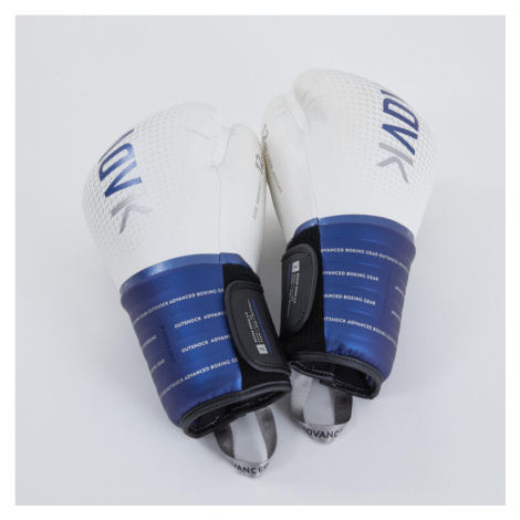 Boxerské rukavice 500 bielo-modré