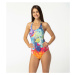 Aloha From Deer Woman's Paintjob Open Back Swimsuit SSOB AFD325