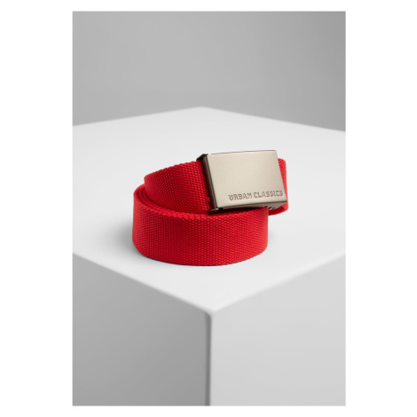 Canvas belts red Urban Classics