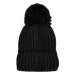 Zimná čiapka s brmbolcom MOSQUITO v čiernej farbe