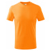 Malfini Basic Detské tričko 138 Tangerine orange