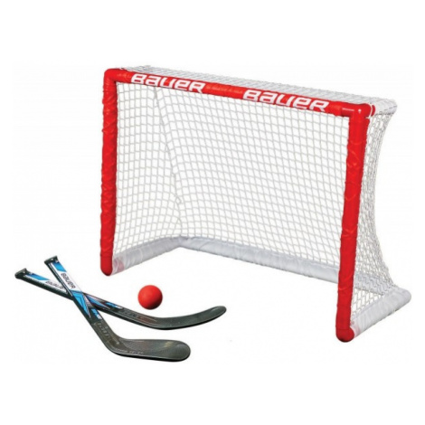 Bauer KNEE HOCKEY GOAL SET Plastová bránka s hokejkami, červená, veľkosť