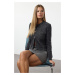 Trendyol Anthracite Soft Texture Knitted Cardigan