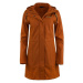 ALPINE PRO HALIKA Dámsky kabát, hnedá, veľkosť