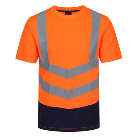 Regatta Pánske reflexné tričko TRS194 Orange