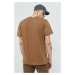 Bavlnené tričko Hollister Co. béžová farba, jednofarebné