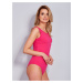 DÁMSKE RUŽOVÉ BODY S NÁŠIVKAMI PL-BO-1440.89-DARK PINK