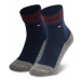 Tommy Hilfiger Súprava 2 párov vysokých detských ponožiek 701210508 Tmavomodrá