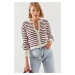 Bianco Lucci Striped Sweater